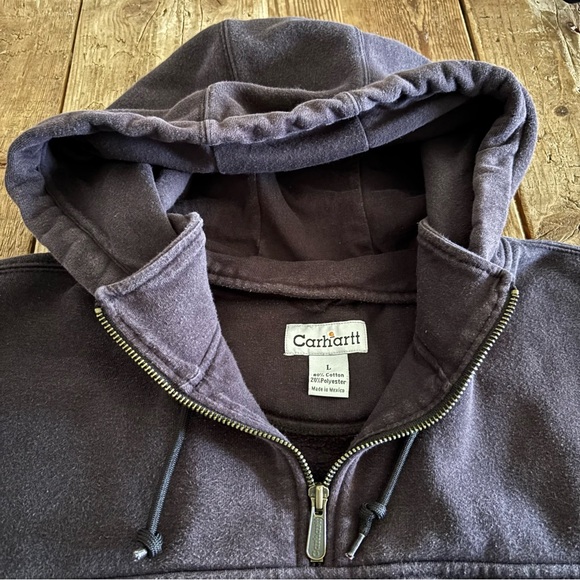 Vintage Y2K Carhartt K217 Heavyweight Zip Hoodie Sweatshirt 
Men's Large - Picture 5 of 10